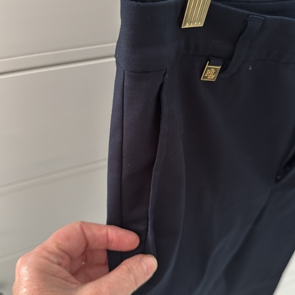 Lauren Ralph Lauren Women’s Navy Blue Pants Size 12 EUC - Picture 9 of 12